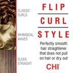 CHI Original 1" Ceramic Hair Straightener Flat Iron for Styling, Advanced Ceramic Technology for Frizz-Free Smooth Shine, Floating Plates for Easy Glide, Analog On/Off Switch, Salon-Quality Results