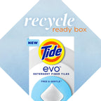 Buy now Tide evo Free & Gentle Laundry Detergent Tiles, Fragrance-Free, 40 Medium Sized Loads, Easy to Use, Safe for All Machines and Water Conditions at indiglob india