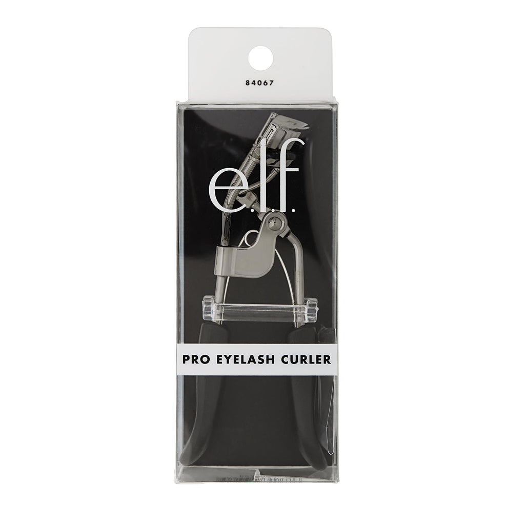 e.l.f. Pro Eyelash Curler, Stainless Steel Lash Curler, Long-Lasting Natural Curl, Ergonomic Design, Includes Replacement Pad, Fits All Eye Shapes