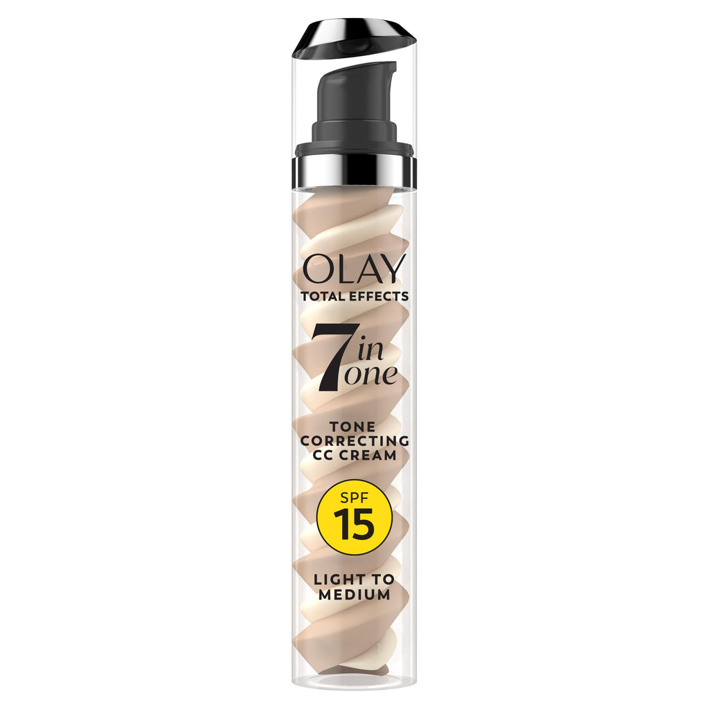 Buy now Olay Total Effects Tone Correcting Face Moisturizer with Sunscreen SPF 15, Light to Medium 1.7 Ounces at indiglob india