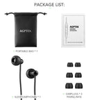 Buy now AGPTEK Sleep Earbuds, in-Ear Earphones for Sleeping with 3 Sizes Ultra-Light Soft Silicone, Noise Isolating Headphone Perfect for Sleeping, Insomnia, Side Sleeper, Air Travel, Meditation & Relaxation at indiglob india