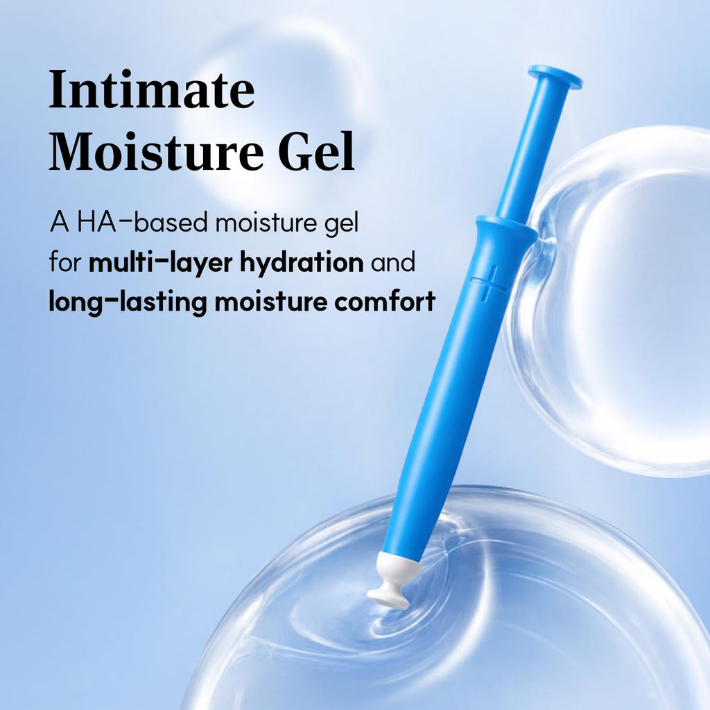 LACTOMEDI Intimate Moisture Gel for Women, Moisture Care & pH Balance Support Gel with Hyaluronic Acid and Lactic Acid, Fragrance-Free, Individually Wrapped Applicators (4 pcs)