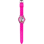 Buy now Minnie Mouse Time Teacher Watch for Girls - Analog Time Learning with Easy-to-Read Numbers and Comfortable Silicone Band at indiglob india
