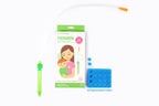 Nosies New Born Baby Nasal Aspirator (0-6 Months) with 20 Hygiene Filters | Tiniest Aspirator Ideal for New Born Baby Congestion Relief, Pediatrician Recommended, Gentle Suction