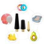 Bicycle Presta Schrader Valve Adaptor, 16PCS YASI Brass Bike Pump Adapters, Ball Pump Needle, Balloon Inflatable Toys Nozzle Inflator Adapter, Air Pump Accessories for Standard Pump or Air Compressor1