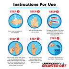 Splinter Out Splinter Remover, 20 Count (Pack of 5)