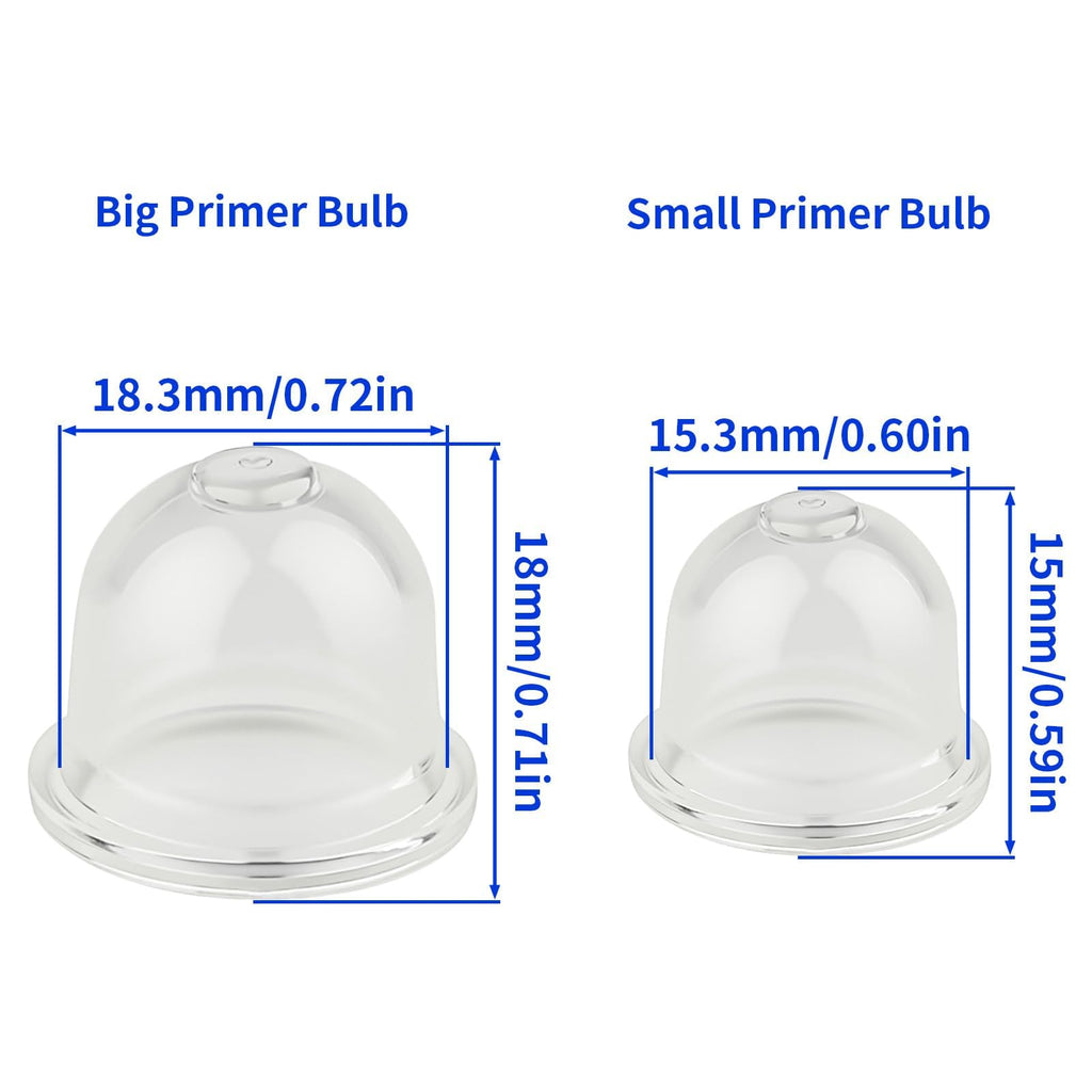 188-12-1 0057003 0057004 Primer Bulb Pump Bulbs for Sthil 41331212700 Homelite 01201 UP04802 Echo 12318140630 and Homelite Echo Stihl Robi Zama Primer Pouland 561635001 A01195A