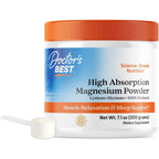 Buy now Doctor's Best High Absorption Magnesium Powder,White, 100% Chelated TRACCS, Not Buffered, Headaches, Sleep, Energy. Non-GMO, Vegan, Gluten Free, 200G, 7.1 Ounce (Pack of 1) at indiglob india