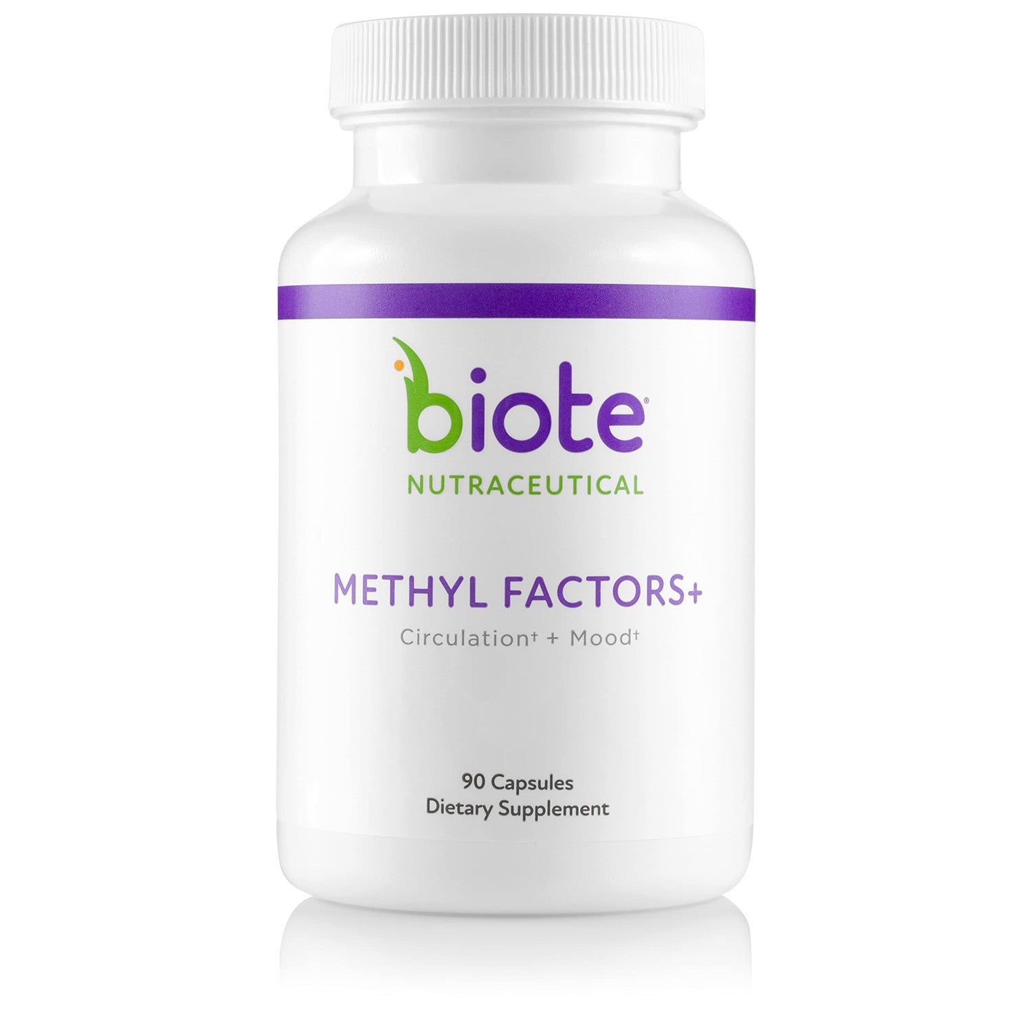 Biote Nutraceuticals - Methyl Factors+ - Circulation + Mood (90 Capsules)
