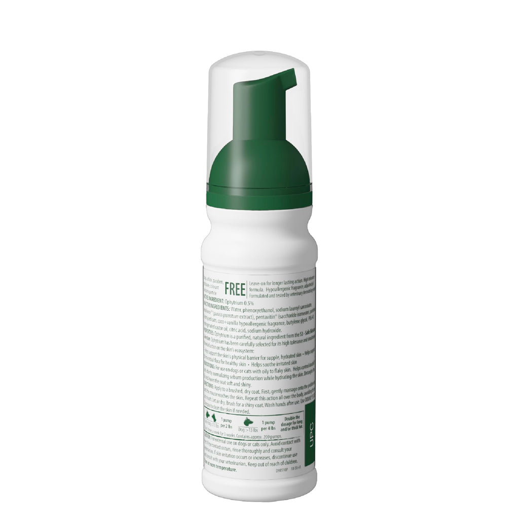 Douxo S3 SEB Dog Seboregulating Mousse, 0.5% Ophytrium, 5 fl oz