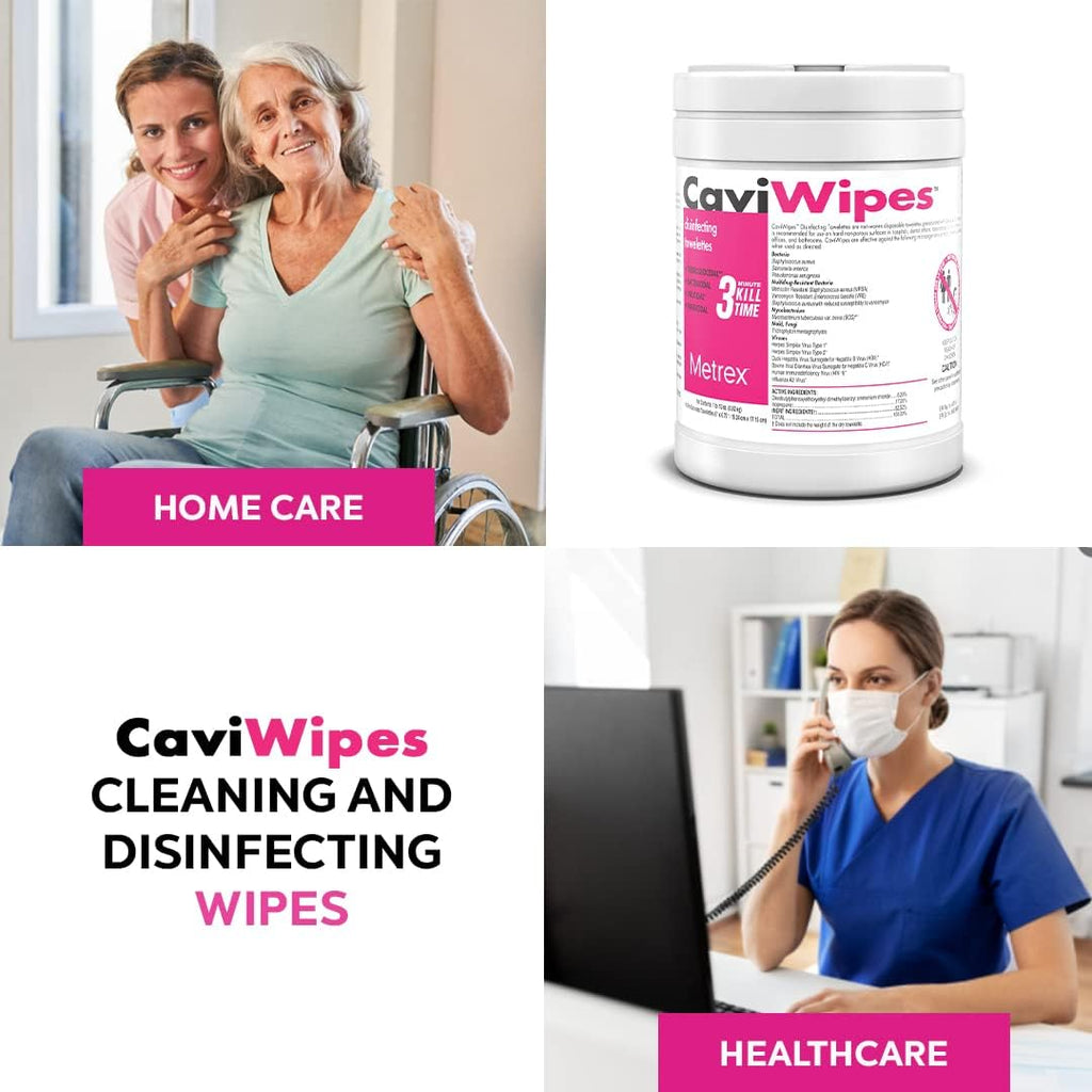 Buy now CaviWipes - Disposable Germicidal Cleaner & Healthcare Disinfecting Wipes, 160 Count at indiglob india