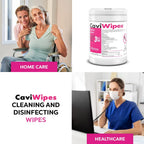 Buy now CaviWipes - Disposable Germicidal Cleaner & Healthcare Disinfecting Wipes, 160 Count at indiglob india