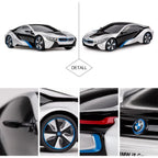 Buy now RASTAR BMW i8 RC Car BMW i8 1/24 Remote Control Car, BMW Toy Car - Silver at indiglob india