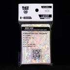 Buy now 100pcs Broken Glass Gemstone Laser Flashing Card Film Holographic Idol Photo Sleeves Ultra Super Protector (61x88mm) at indiglob india