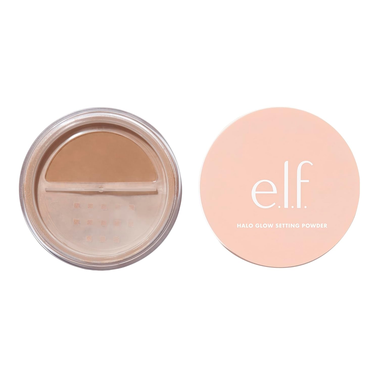 Buy now e.l.f. Halo Glow Soft Focus Setting Powder, Silky & Creates Soft Glow Without Shine, Smooths Pores & Lines, Vegan & Cruelty-Free, Light Pink 0.24 Ounce (Pack of 1) Deep at indiglob india