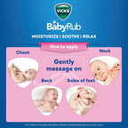 Buy now BabyRub Soothing Vapour Ointment for Babies (50 ml - 1.7 oz) + V4l Paper Napkin 125 Sheets Free at indiglob india