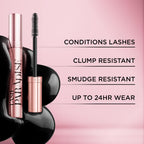 Buy now Lâ€™OrÃ©al Paris Makeup Voluminous Lash Paradise Mascara, Voluptuous Volume, Intense Length, Feathery Soft Full Lashes, No Flaking, No Smudging, No Clumping, Mystic Black, 0.28 Fl Oz (Pack of 1) at indiglob india