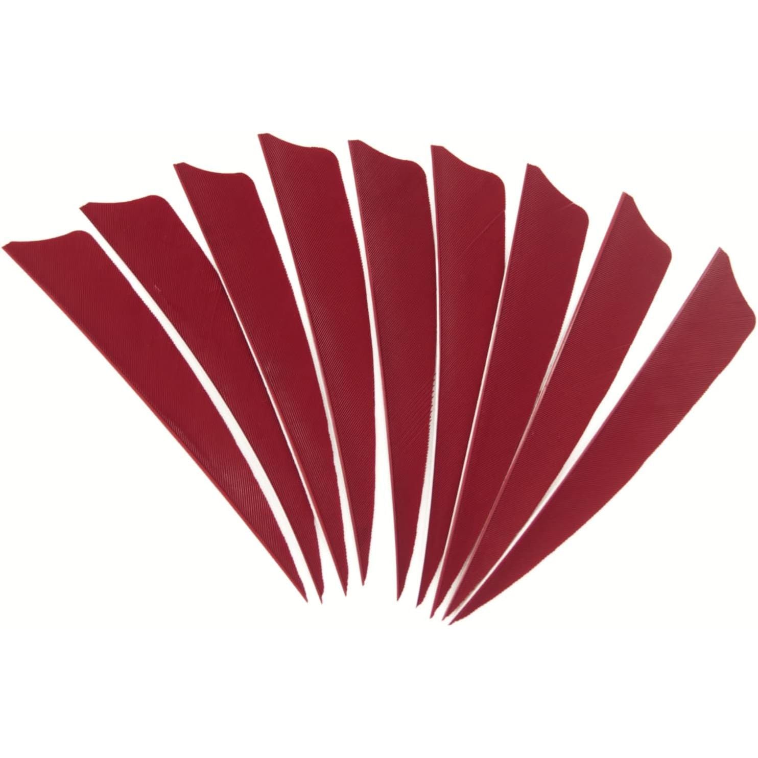 Buy now Arrow Feather 4 Inch Shield Fletching Vanes for Wooden Carbon Bamboo Traditional Arrow(50 Pack) Red at indiglob india