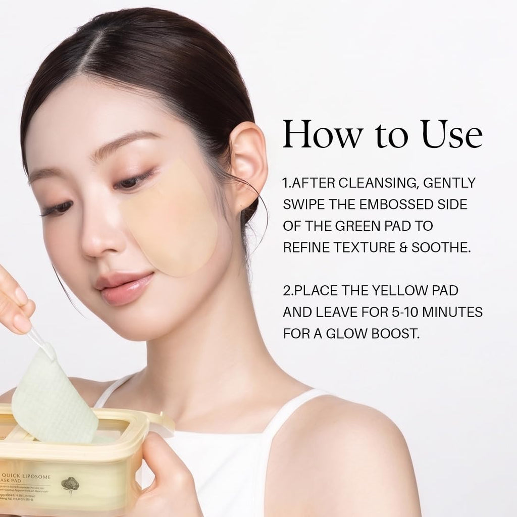 d'alba Piedmont Double Quick Liposome Serum Mask Pad, 70 Gel+30 Peeling Pad