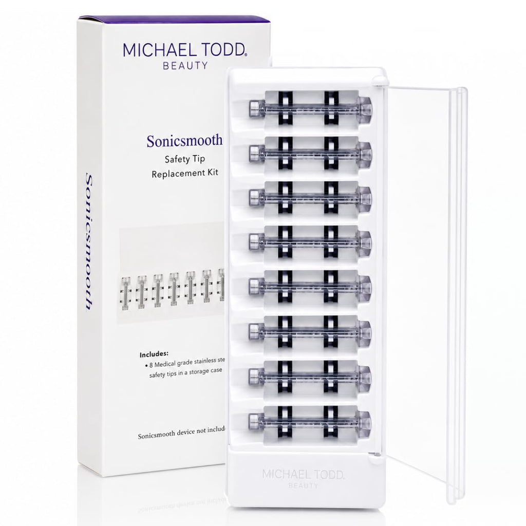 Michael Todd Beauty Single-Use Dermaplaning Blade Refills, 8-Pack | For Sonicsmooth & Sonicsmooth Pro+ , 2 Month Supply, Device Not Included