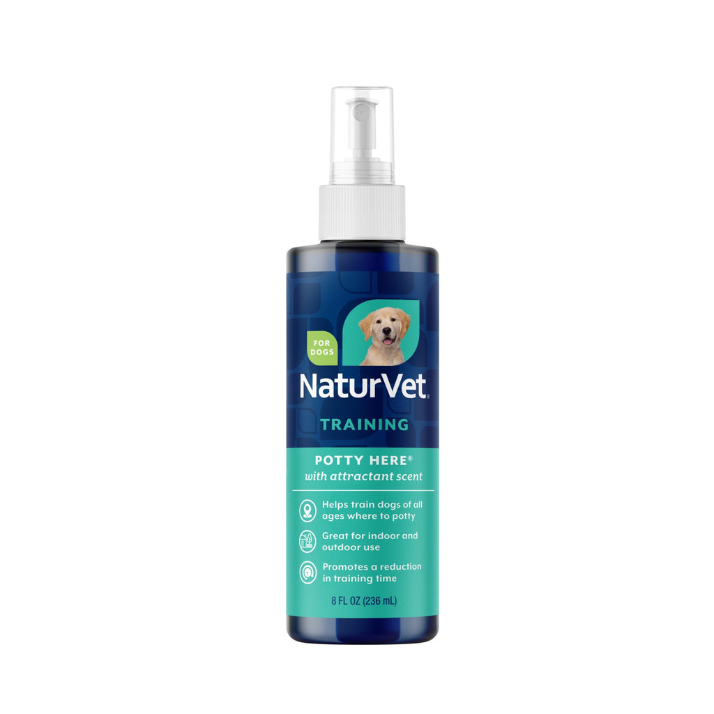 NaturVet Potty Here Training Aid Spray for Puppies and Dogs - 8 oz