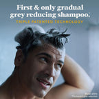 Just for Men Control GX 2-in-1 Shampoo & Conditioner, 4 Fl Oz (1 Pack) | Control GX 2-in-1 cleanses, conditions, and gradually reduces grays. Keratin strengthens and thickens hair.