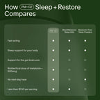 Seed PM-02 Sleep + Restore - for Adults - 30-Day Supply with Jar | Non-Habit Forming - Gentle Melatonin & Ashwagandha - Nightly Sleep Support - Vegan Capsules