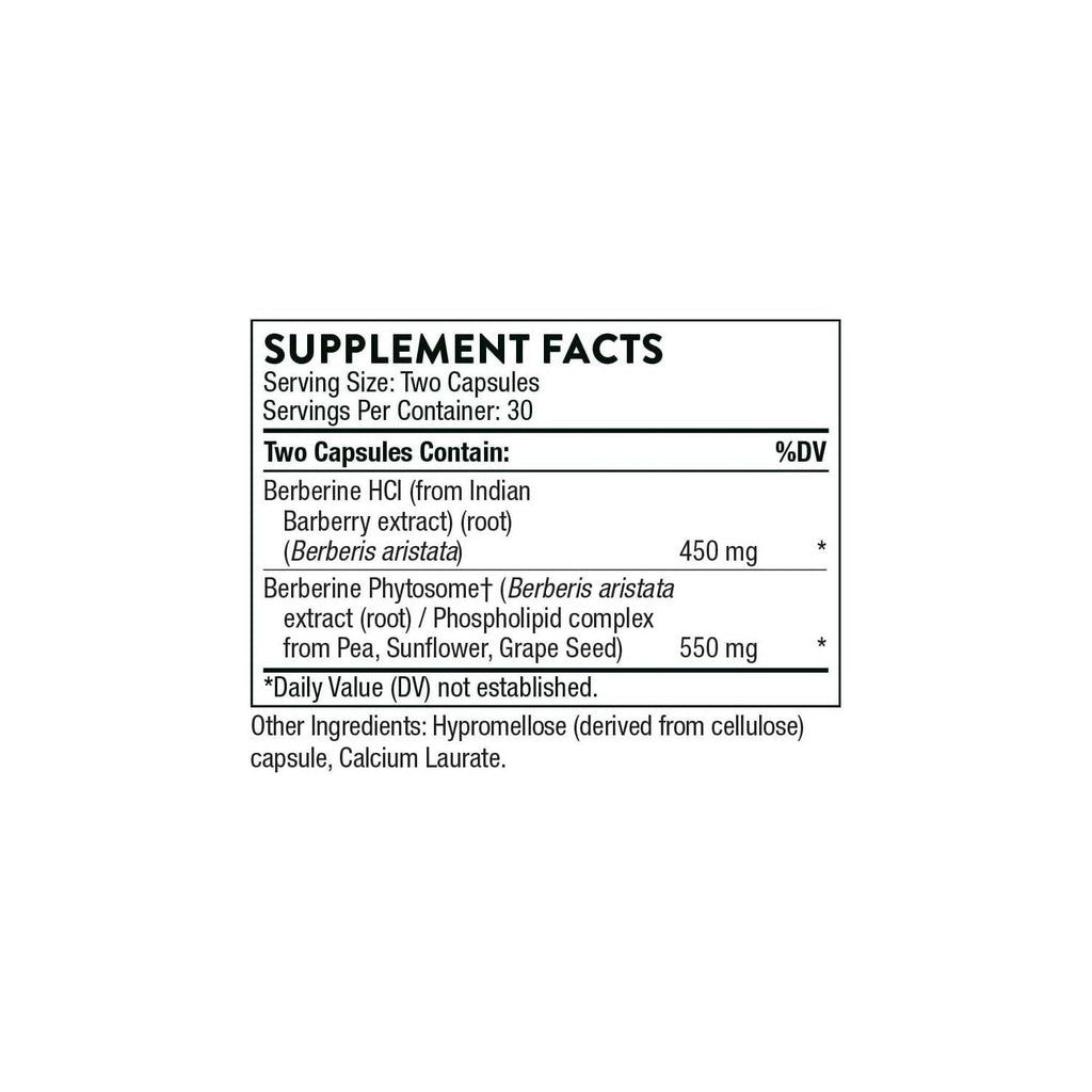 Buy now THORNE - Berberine - Dual Action Formula with Phytosome Plus Botanical Extract - Support Heart Health, Immune System, Healthy GI, Cholesterol* - Gluten-Free, Dairy-Free - 60 Capsules - 30 Servings at indiglob india