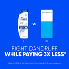 Head & Shoulders Classic Clean Anti-Dandruff Shampoo, 72-Hour Dandruff Protection, 1% Pyrithione Zinc, 28.2 fl oz
