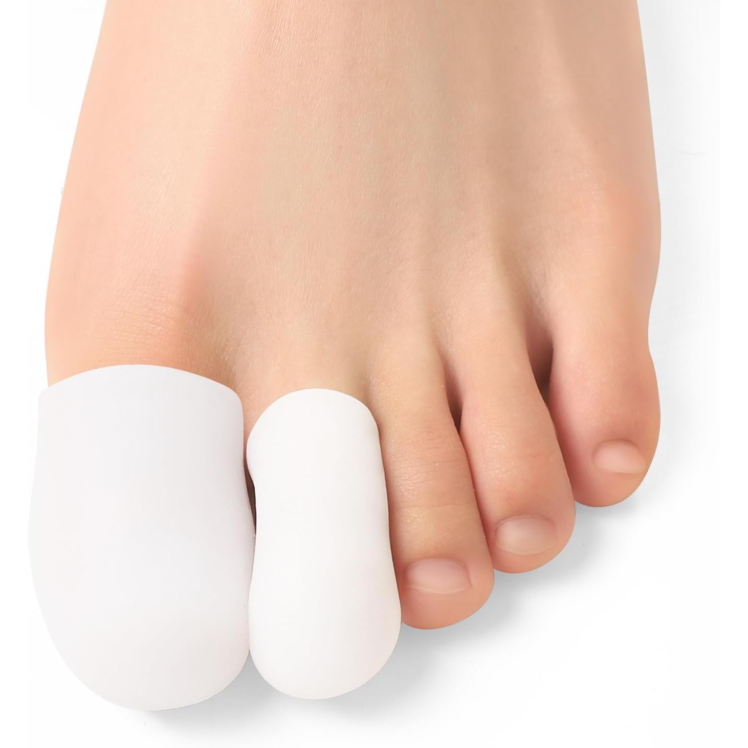 Buy now Bukihome 12 PCS Toe Protectors, Silicone Toe Caps to Cushion Toe Blister, Corn, Callus, Hammer Toes,Great for Running, Walking, Stop Toe Pain (White,Multi-Size) Multi-Size White at indiglob india