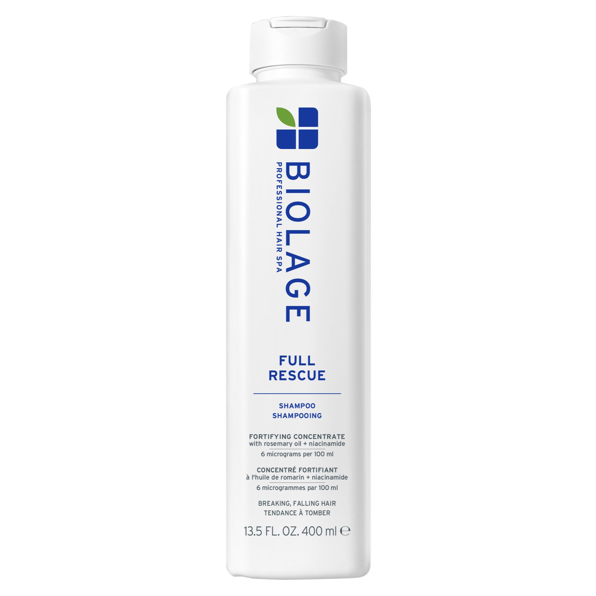 Biolage Full Rescue Shampoo – For Fine & Thinning Hair | With rosemary oil & niacinamide, vegan, cruelty-free, fortifies, strengthens, for fuller-looking hair
