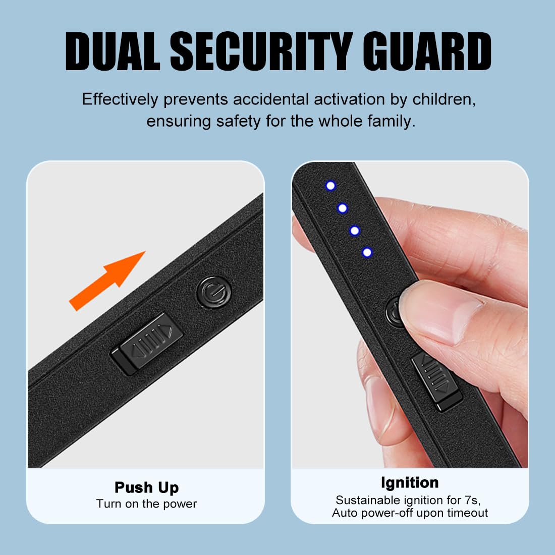 Electric Candle Lighter 2 Pack USB Rechargeable Lighters Plasma Arc Lighter