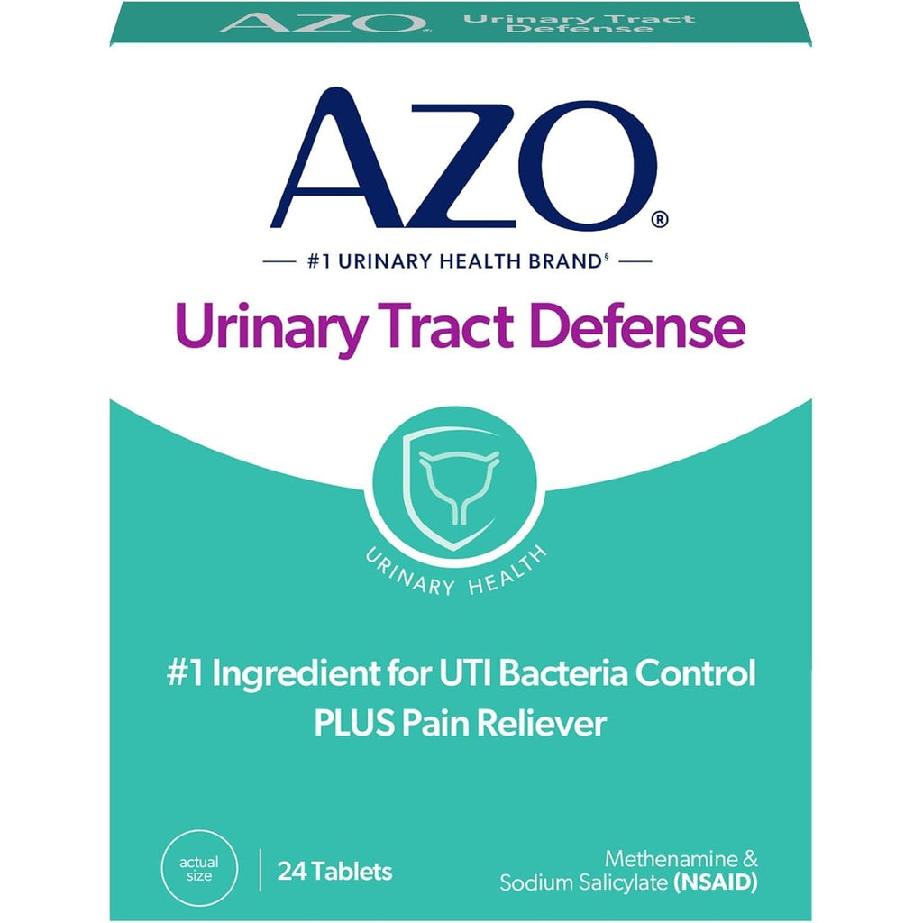 Buy now AZO Urinary Tract Defense Antibacterial Protection, FSA/HSA Eligible, Helps Control a UTI Until You Can See a Doctor, from The No. 1 Most Trusted Urinary Health Brand, 24 Count (Pack of 1) 24 Count (Pack of 1) at indiglob india