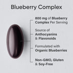 Sports Research® Blueberry Fruit Complex 800mg, 60 Softgels