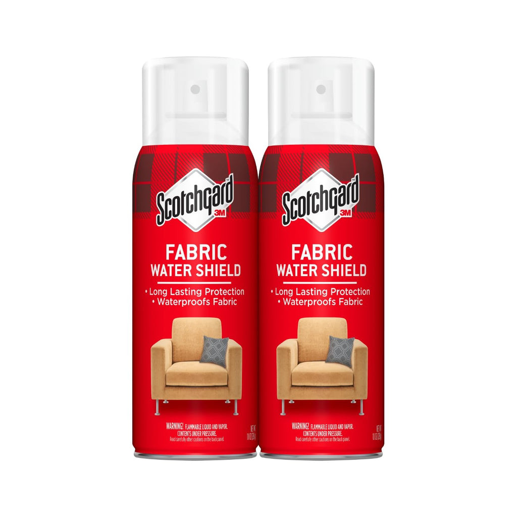 Scotchgard Fabric Water Shield, Water Repellent Spray for Spring and Summer Clothing and Household Upholstery Items, Long-Lasting Protection, Water Repellent for Seasonal Fabric, Two 10 oz Cans