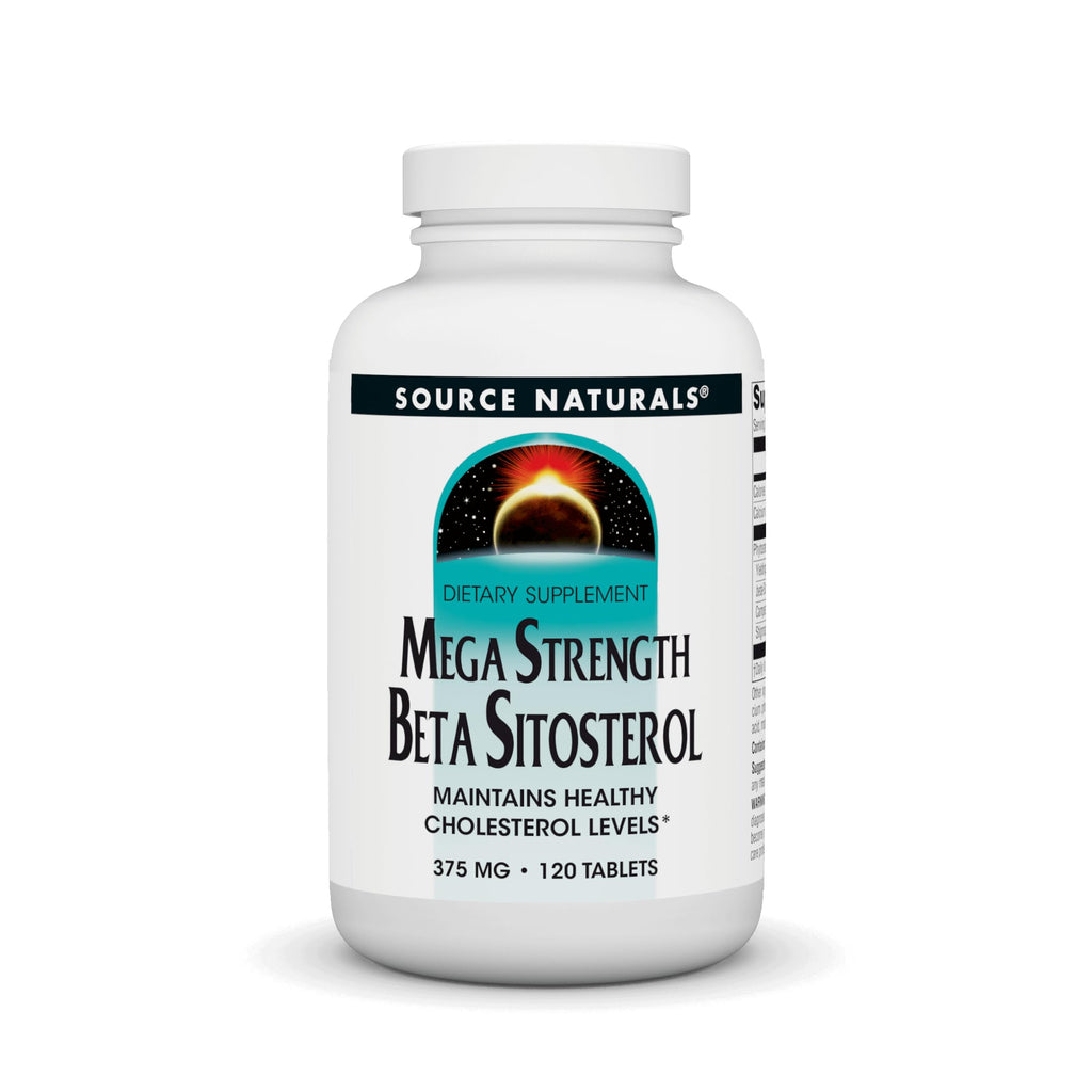 Source Naturals Mega Strength Beta Sitosterol 375mg - 120 Tablets
