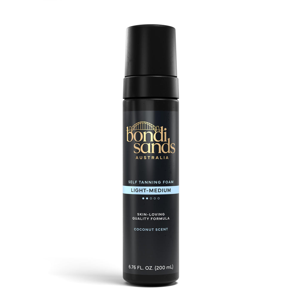 Bondi Sands Self Tanning Foam | Lightweight, Self-Tanner Foam Enriched with Aloe Vera and Coconut Provides an Even, Streak-Free Tan, Cruelty-Free