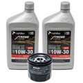 Maintenance (2 Qts) Synthetic Blend 10W30 Kohler Engine Oil & (1) Kohler 12 050 01-S1 Oil Filter