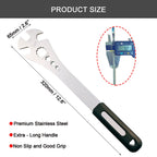 Bike Pedal Wrench, Bicycle Pedal Removal Tool with Extra Long Handle for Efficient Repair of Road and Mountain Bikes
