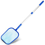 Pool Skimmer Net with Adjustable 17-40" Telescopic Pole - Fine Mesh Net - Leaf Skimmer for Cleaning Surface of Swimming Pools, Hot Tubs, Spas and Fountains