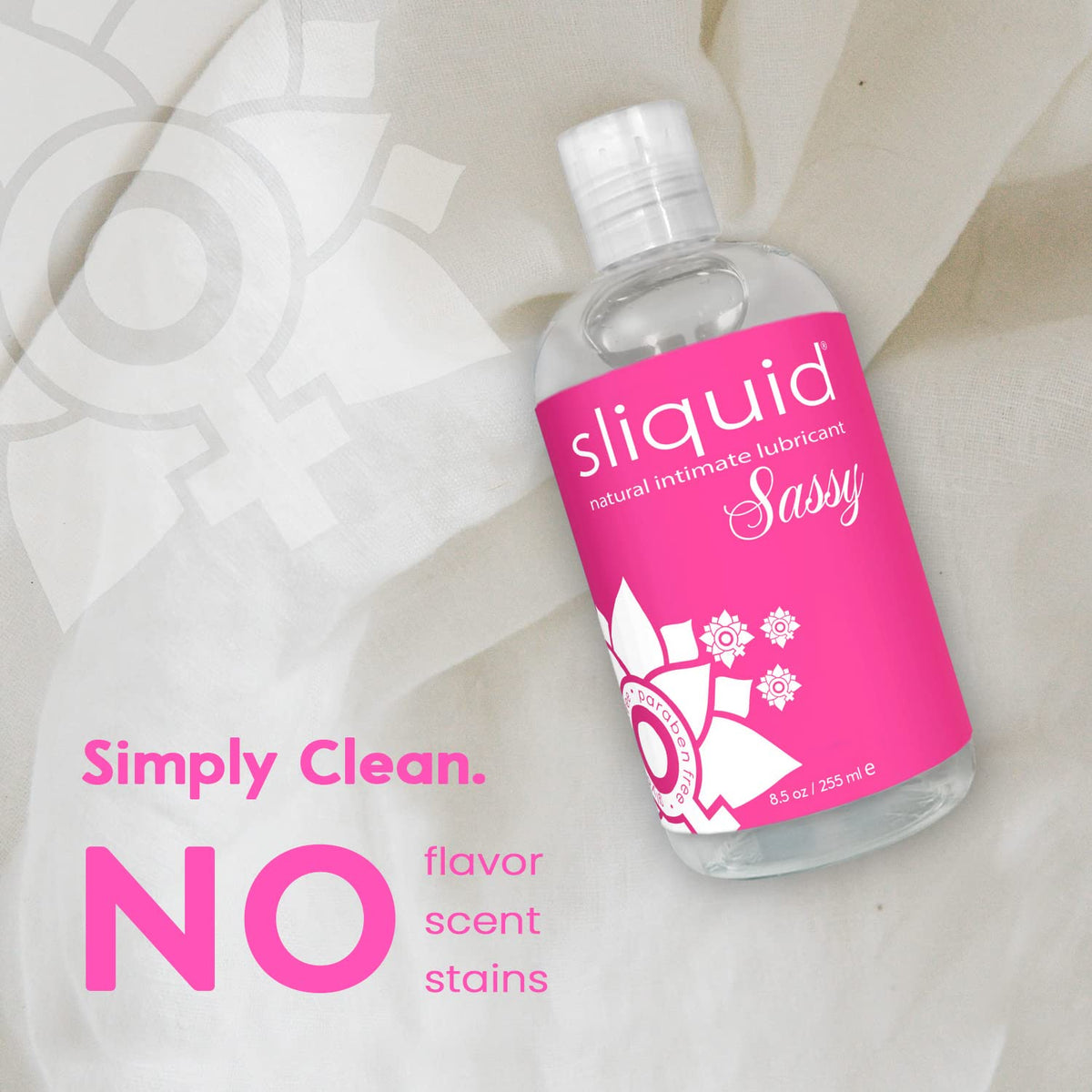 Sliquid Sassy Water-Based Lube, Thick Clear Gel 2-Pack, 8.5 Fl Oz Ea