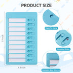 Aleric 4 Pieces Chores Chart for Kids Chore Chart, Sliding Routine Chart to Do List, My Chores RV Checklist Task Planning Board for Kids and Adults, ADHD Tools Routine Visual Schedule Reminder