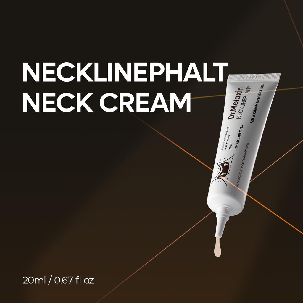 Dr.Melaxin Necklinephalt Spicule Neck Cream – Microneedle Firming & Lifting Treatment for Turkey Neck & Sagging Skin, Peptides for Wrinkle Care & Skin Tightening, Korean Skincare 1.69 fl.oz