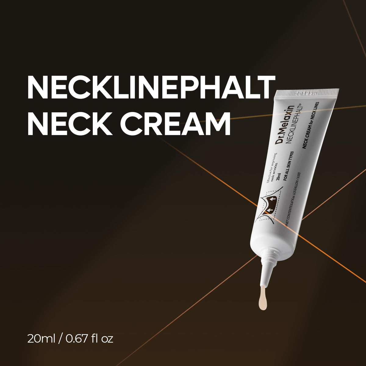 Dr.Melaxin Necklinephalt Spicule Neck Cream – Microneedle Firming & Lifting Treatment for Turkey Neck & Sagging Skin, Peptides for Wrinkle Care & Skin Tightening, Korean Skincare 1.69 fl.oz