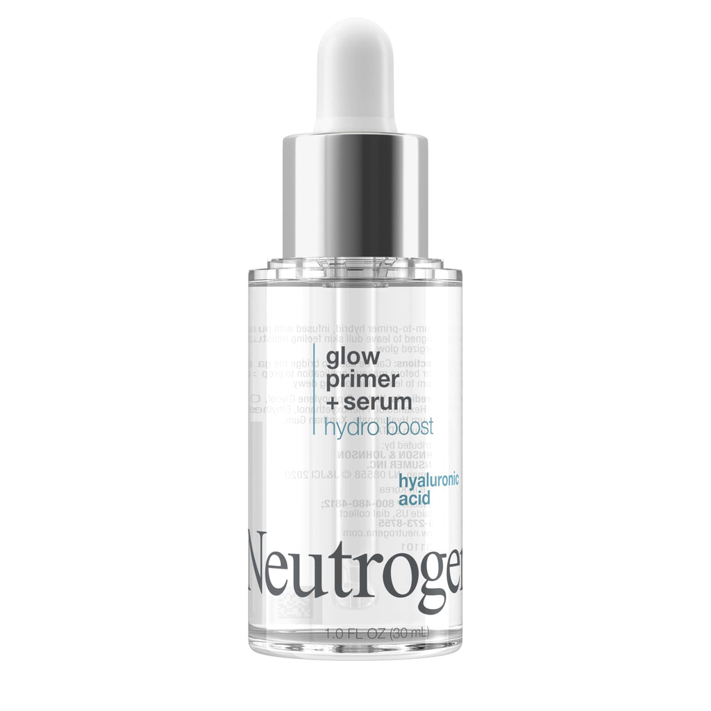 Buy now Neutrogena Hydro Boost Glow Booster Primer & Serum, Hydrating & Moisturizing Face Serum-to-Primer Hybrid, Infused with Purified Hyaluronic Acid & Designed to Instantly Hydrate, 1.0 fl. oz at indiglob india