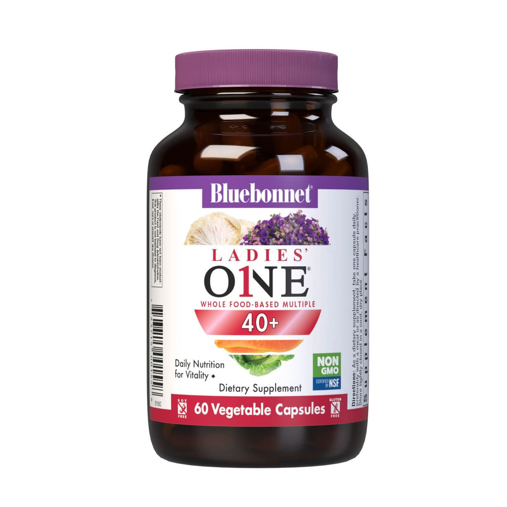 BlueBonnet Nutrition Ladies ONE 40+ Whole Food Multiple, 60 Capsules