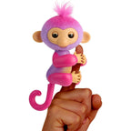 Buy now Fingerlings 2023 NEW Interactive Baby Monkey Reacts to Touch – 70+ Sounds & Reactions – Charli (Purple) Default at indiglob india
