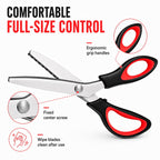 Scalloped Pinking Shears for Fabric, 7mm Decorative Edge Craft Scissors