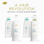 Dove Daily Moisture Shampoo & Conditioner Set with Deep Moisture Body Wash – Deep Hydration for Revitalizing Dry Hair and Skin (3-Piece Set)