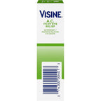 Buy now Visine A.C. Itchy Eye Relief Eye Drops with Zinc Sulfate & Tetrahydrozoline HCl, Eye Drop Treatment with Redness Reliever & Astringent for Itchy, Red, Watery & Irritated Eyes, 0.5 fl. oz at indiglob india